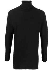 Masnada джемпер тонкой вязки с высоким воротником, зеленый