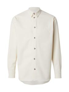 Рубашка на пуговицах классического кроя Soulland DAMON, Off white