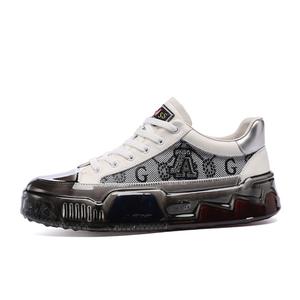 Износостойкие дышащие низкие кроссовки для скейтбординга, увеличивающие рост, для мужчин ZUOSAISI, Black