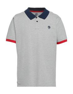 рубашки поло North Sails, светло-серый