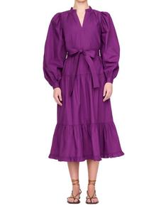 Платье Мэрайи в фиолетовом цвете Marie Oliver
