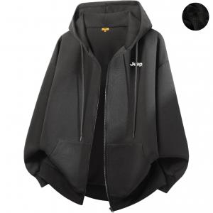 Свитшот Moxima Lifestyle Unisex Jeep, темно-серый (fleece-lined)