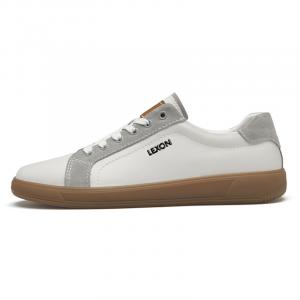 LEXON Мужские низкие скейтерские кеды белые, цвет White