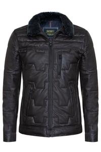 Кожаная стеганая косуха - Гуаякиль Infinity Leather, коричневый