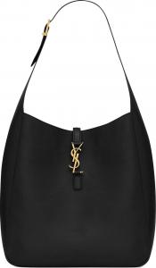 Сумка через плечо Saint Laurent Large Le 5 à 7 Leather  'Black', черный