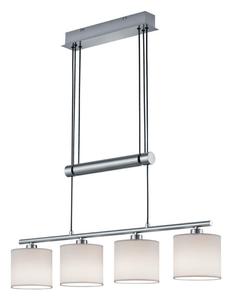 Настольная лампа Trio Leuchten белый, никелевый ширина/высота: 77/95-150 см