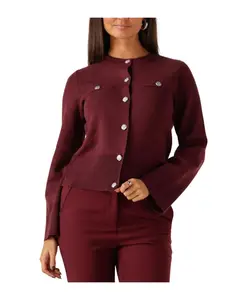 Вязаный кардиган Yaspimi ls Y.A.S, красный