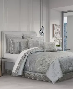 Комплект постельного белья Metropolitan с тиснением, 4 предмета, размер «king-size» J Queen New York, cloud