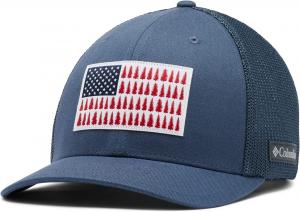 Бейсболка Columbia Unisex для взрослых PFG с сеткой, Dark Mountain