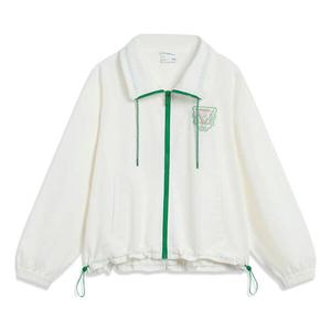 Куртка китайская культура цветочные спортивные ветровки Li-Ning, белый