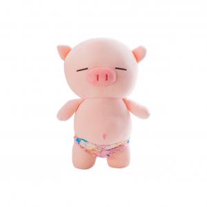 Летняя охлаждающая пляжная свинка плюшевая кукла высота 25cm/48cm/68cm AECELI, розовый