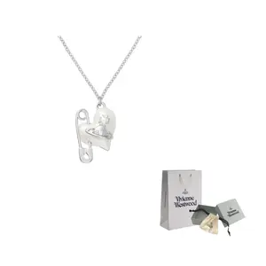 Кулон в виде сердца Vivienne Westwood, серебряный