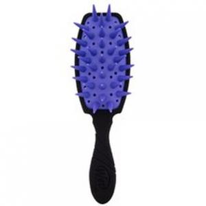 Щетка для ухода Pro - Kartac Na Huste A Hrube Vlasy Pro Rovnomerne Rozprostreni Vlasove Pece Black Wet Brush