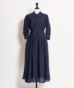 Прозрачное платье-рубашка Noela, цвет Navy