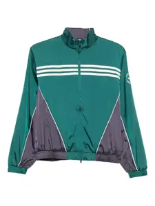 Ветровка в полоску от X Sporty & Rich Adidas, зеленый