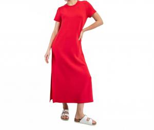 Огненное макси-платье в истинно красном цвете RAE MODE