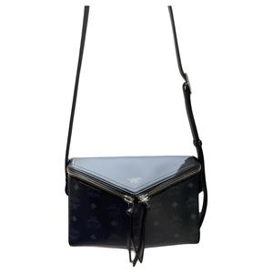 MCM Диамант 3D кожаная наплечная сумка унисекс черная