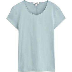 COS Футболка женская светло-голубая