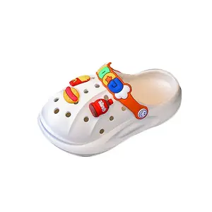 NEZHACHAOHAI Детские тапочки с низким верхом, противоскользящие, устойчивые к истиранию, дышащие, белые