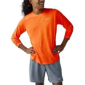 Brooks Мужские футболки с круглым вырезом, оранжевые