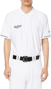 Мужская поло-рубашка с коротким рукавом Rawlings AST9F03, белый/темно-синий