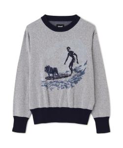 50S LS KNIT SURF BULL / Surf Bull Knit