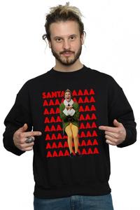 Толстовка Buddy Santa Scream Elf, черный