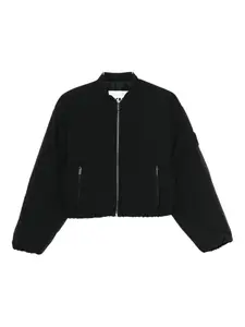 Бомбер на молнии Dkny, черный