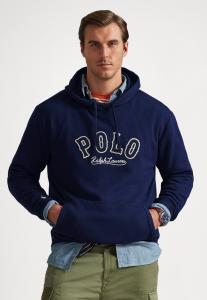 Толстовка Polo Ralph Lauren Big & Tall THE RL FLEECE WESTERN-LOGO HOODIE, Cruise Navy/Black
