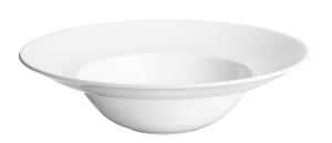 Тарелка для пасты тонкий костяной фарфор стол Asa, белый