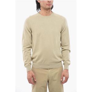 Свитер с круглым вырезом из льняной смеси Woolrich, Beige