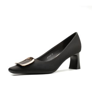 Dunnu Женские туфли на платформе с массивным каблуком оранжевые, цвет Orange