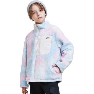 Детские флисовые куртки Mizuno, светло-голубой