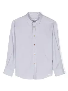 Рубашка в полоску Paolo Pecora Kids, белый