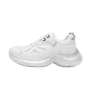 WOOS BOBO Женские легкие низкие кроссовки на платформе с эффектом увеличения роста бежевые, цвет Beige