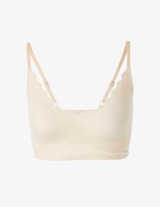 Укороченный топ со съемными подушечками SKINY, бежевый