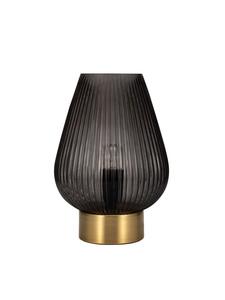 Настольная лампа Crystal Gloom, макс. 40 Вт, E27, дымчатое стекло/латунь, 230 В, стекло Pauleen