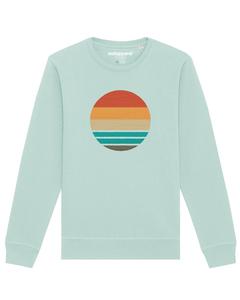 Толстовка Watapparel Retro Sunset Ocean, лазурный