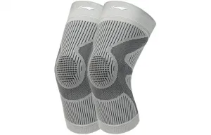 Li-Ning Running Tennis Fitness Yoga женские наколенники из полиэстера, полиамида и эластана, серый night running style 2 pack[3a antibacterial/reflective strip pattern/invisible anti-slip/lightweight breathable]