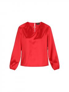 Женская блузка красного цвета faina
