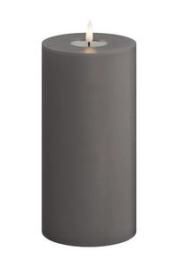 Светодиодная свеча Bloklys Game 10 x 20 см Deluxe Homeart, серый