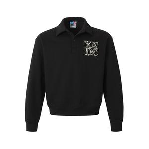 Поло свитшот унисекс YADcrew, черный