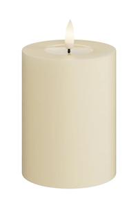 Светодиодная свеча Cream Bloklys 7,5 х 10 см Deluxe Homeart, бежевый