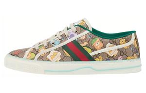 Кроссовки Gucci x Pikarar Tennis 1977 Animal Print Multi