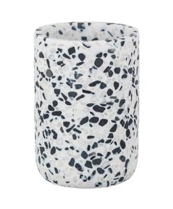 Чашка для зубной щетки Schöner Wohnen, черно-белый