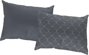 Декоративная подушка Адам "Индийская Кортезада Лайт", с орнаментом, двусторонний чехол без наполнения, 1 шт Adam 60х40 см, индиго