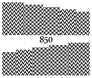 Водные наклейки для ногтей - №850, Raisin