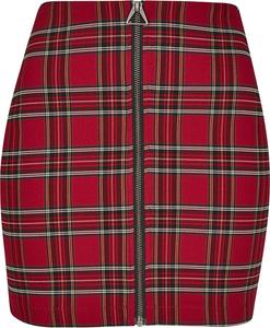 Короткая юбка Urban Classics Ladies Short Checker Skirt, красный/черный