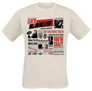 Футболка Guns N' Roses Lies, натуральный