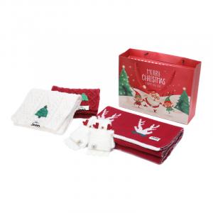 Jeep Плед из плюшевой пряжи унисекс, Christmas Family Combination